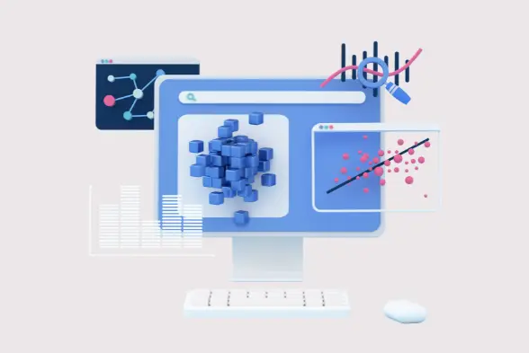 Mobile app development illustration